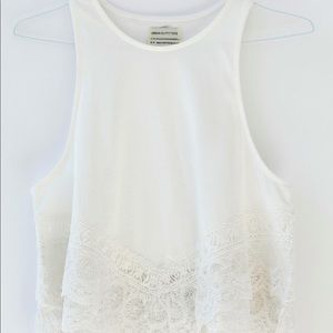 Urban Outfitters Lace Trim Tank